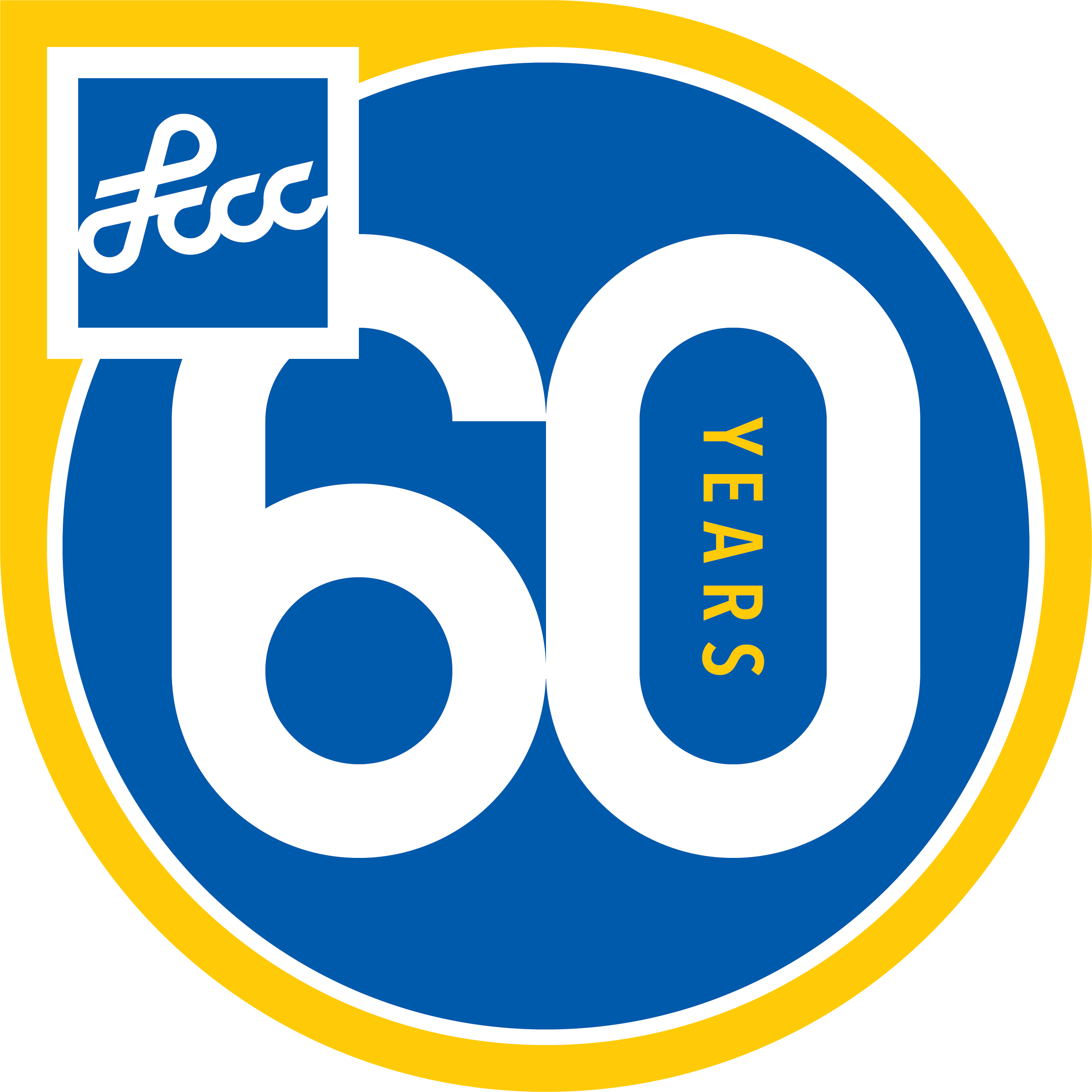 LCCC 60 Years logo